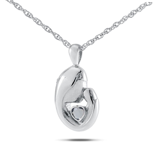 June w/ Alexandrite Stainless Steel Keepsake